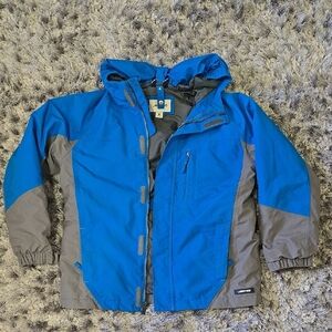 Lands' End Blue and Gray Jacket